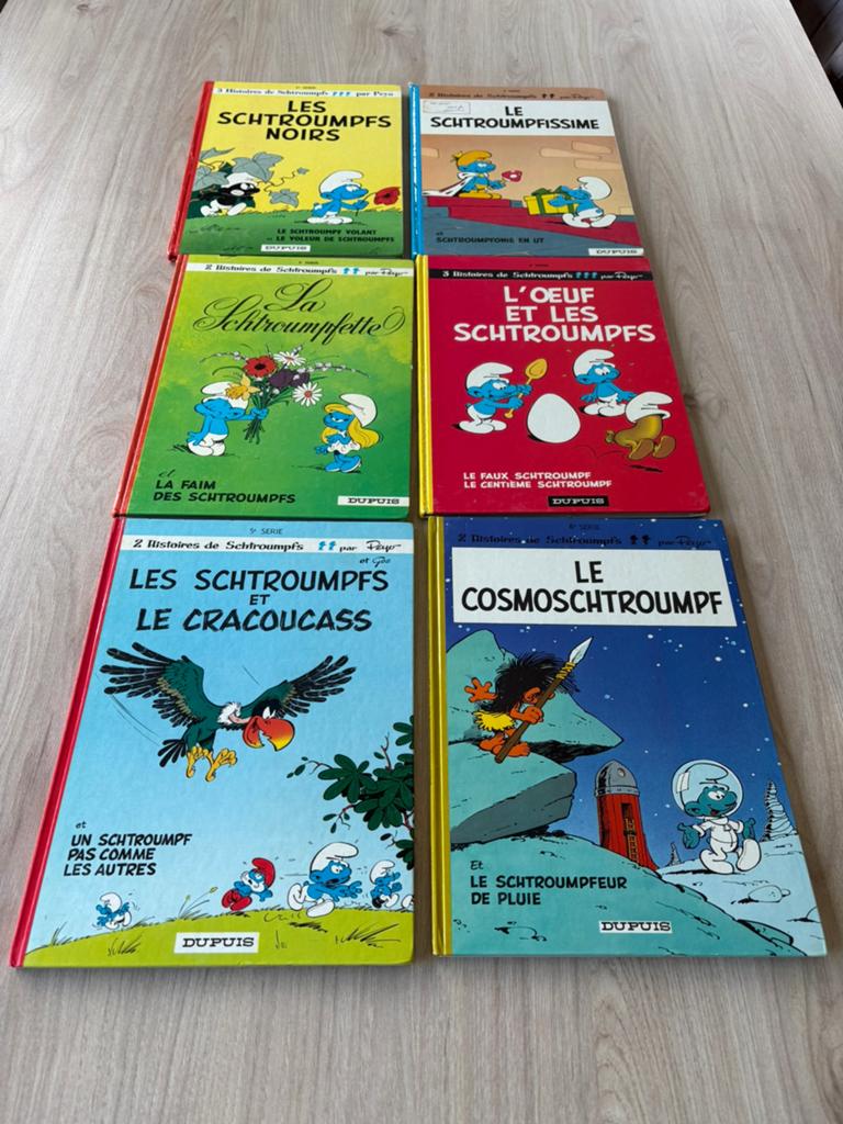 Lot de bd les Schtroumpfs, Livres, Enlèvement ou Envoi, Comme neuf