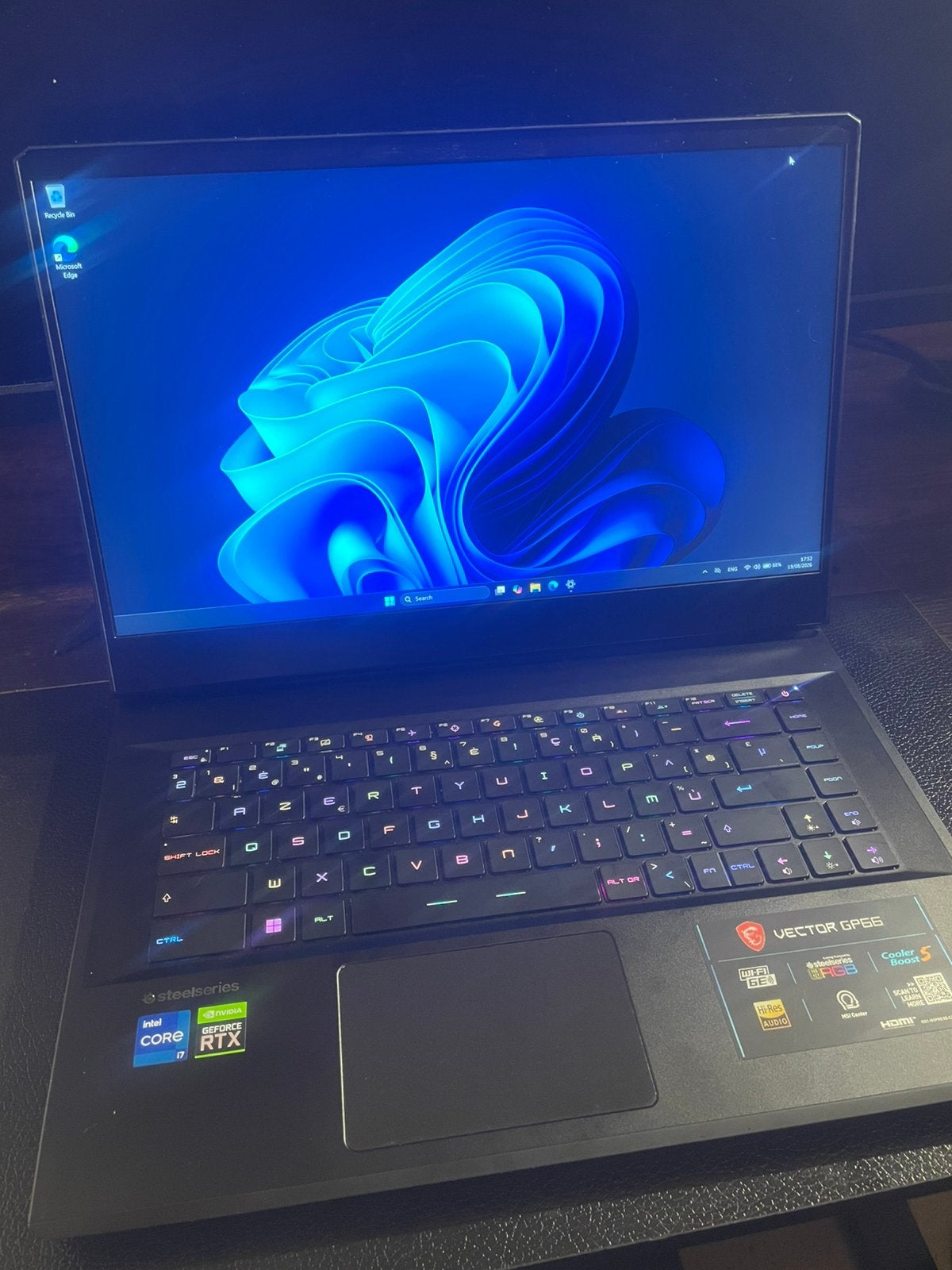 MSI RTX 3080 I7 12700H Vector GP66, Ophalen of Verzenden, Zo goed als nieuw, SSD