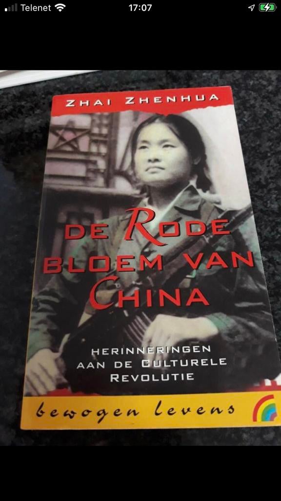 Zhao zhenhua de rode bloem van China, Enlèvement ou Envoi, Comme neuf