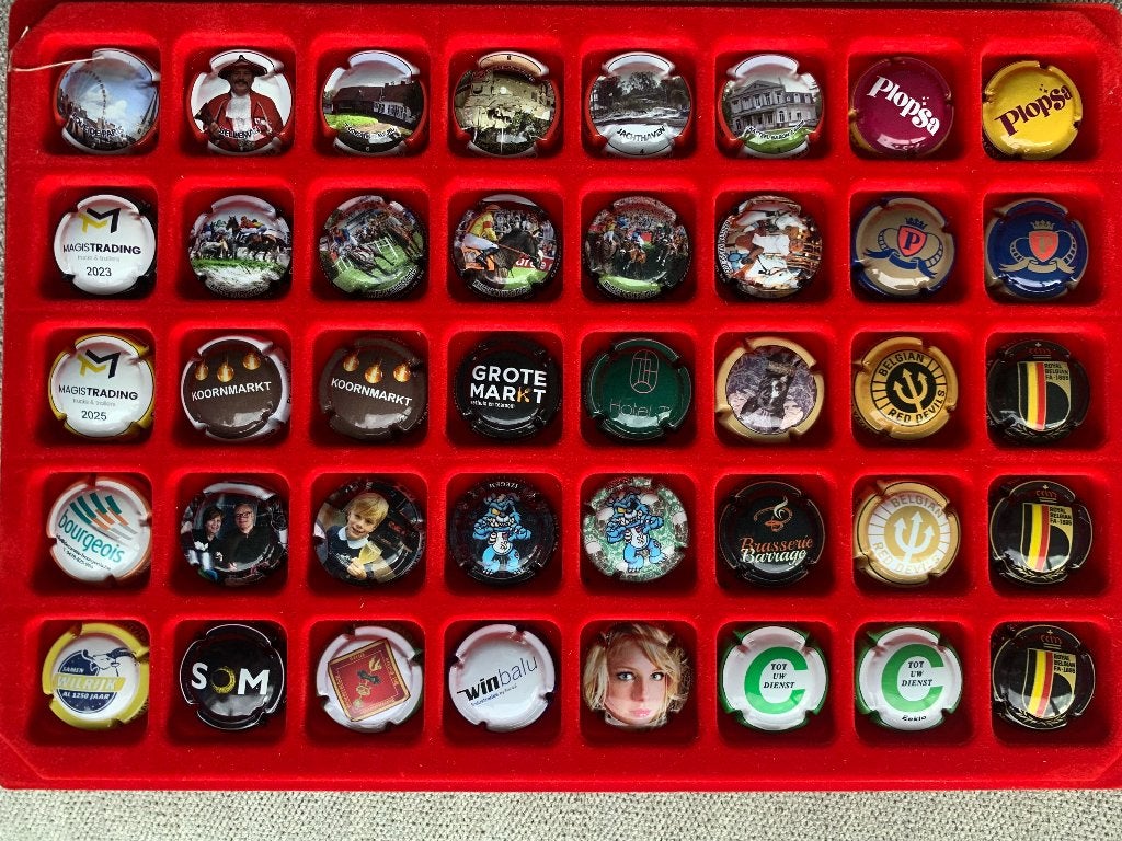Lot 3 : 40 Belgische champagne capsules, Verzamelen, Ophalen of Verzenden