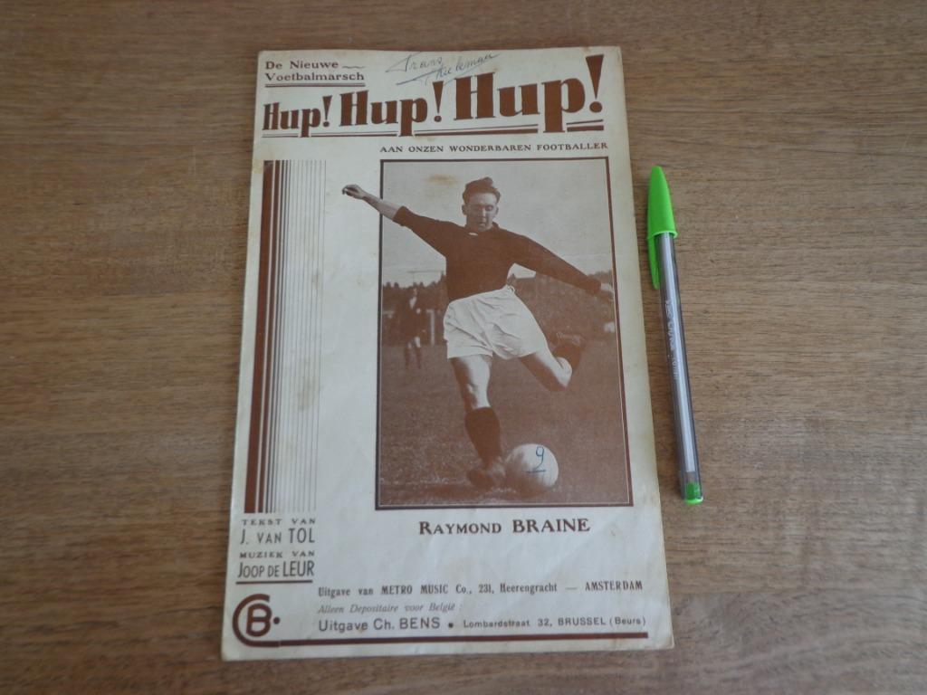 Raymond BRAINE Beerschot partition de 1936, Enlèvement ou Envoi, Comme neuf, Autres types