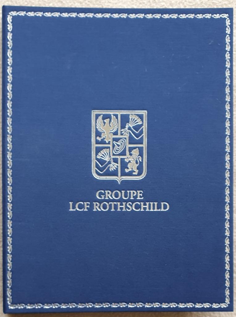 Luxe Schrijfmap uitgegeven door Groupe LCF Rothschild, Verzenden, Zo goed als nieuw, Gebruiksvoorwerp