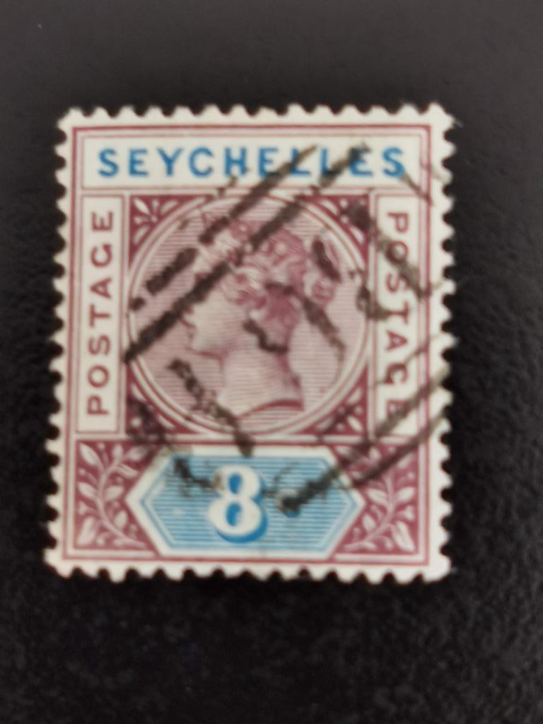 Seychellen 1890 - Koningin Victoria, Postzegels en Munten, Ophalen of Verzenden, Overige landen, Gestempeld