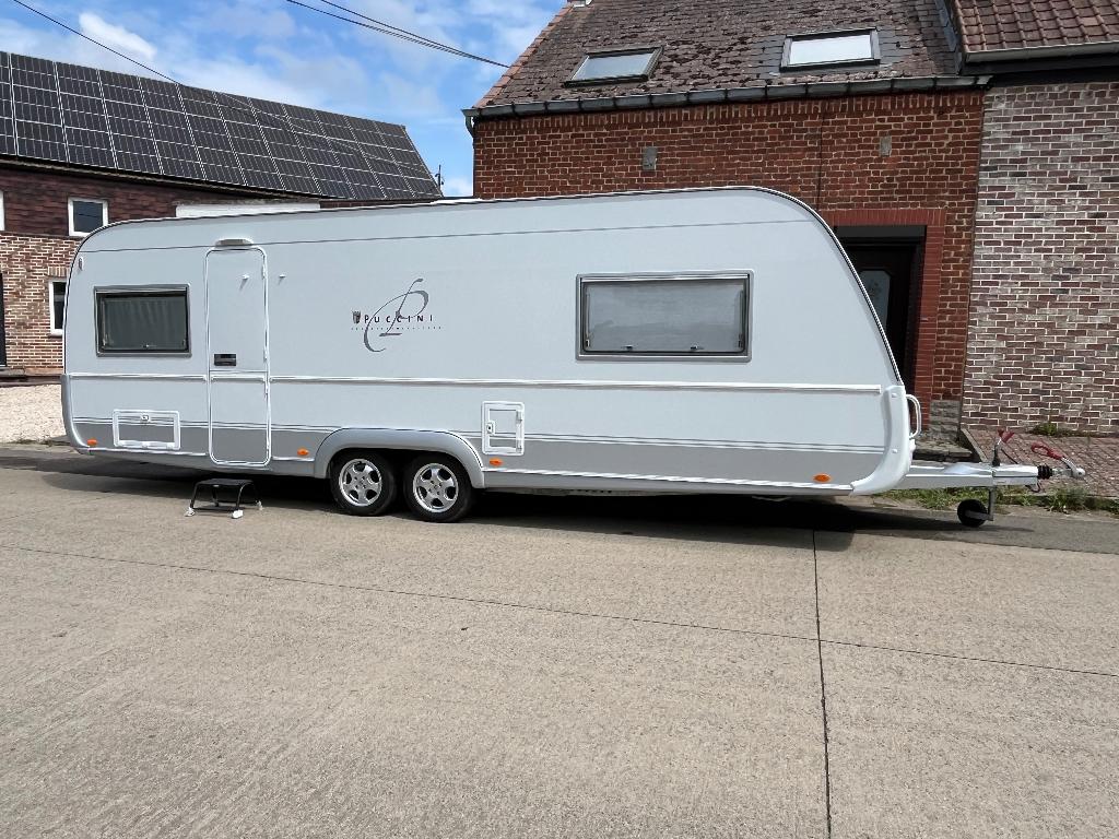 Caravane Tabbert Puccini, Jusqu'à 4, 6 à 7 mètres, Coin salon convertible, Tabbert