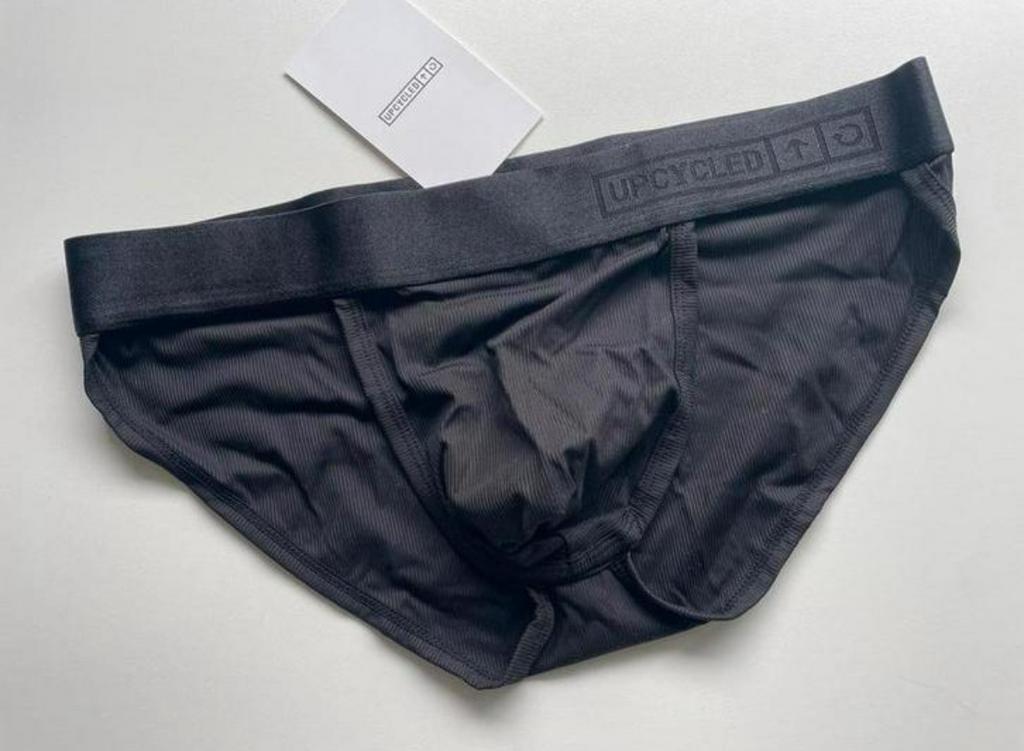 Upcycled Nylon Tanga Brief Men, Kleding | Heren, Verzenden, Wit, Upcycled, Slip