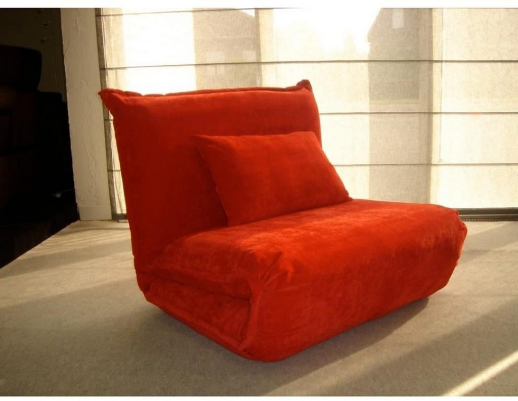 Fauteuil convertible/ canapé lit, Maison & Meubles, Enlèvement, Comme neuf, Rouge