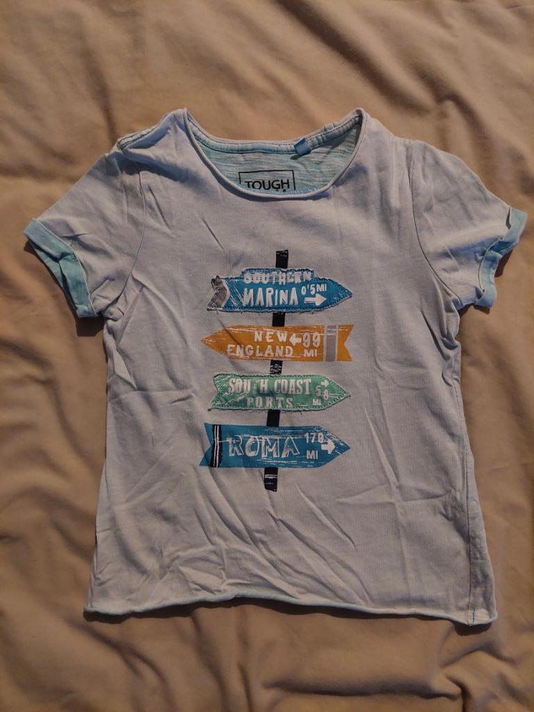 T-shirt manches courtes 4 ans C&A turquoise clair, Enfants & Bébés, Vêtements enfant | Taille 104, Garçon ou Fille, C&A, Autres types