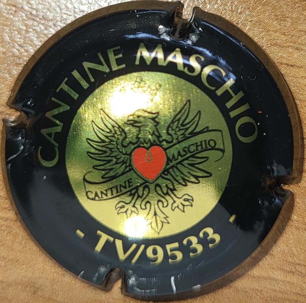 Capsule Prosecco ITALIE, CANTINE MASCHIO noir & or nr.09c, Enlèvement ou Envoi, Comme neuf, Italie, Autres types