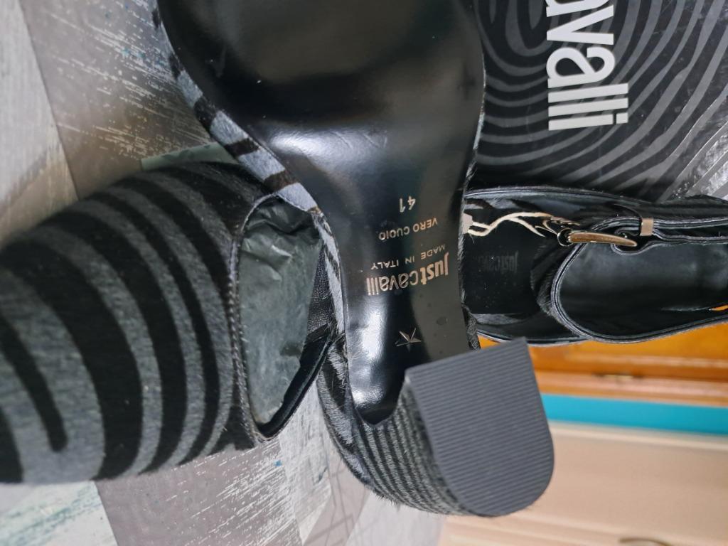 Prachtige Just Cavalli Zebra Hakken Maat 41  NIEUW IN DOOS, Pumps, Zwart, Nieuw, Ophalen of Verzenden
