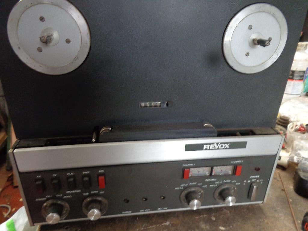 Revox A 77 bandrecorder 4sporen gereviseerd, Enlèvement, Magnétophone, Avec protection anti-poussière