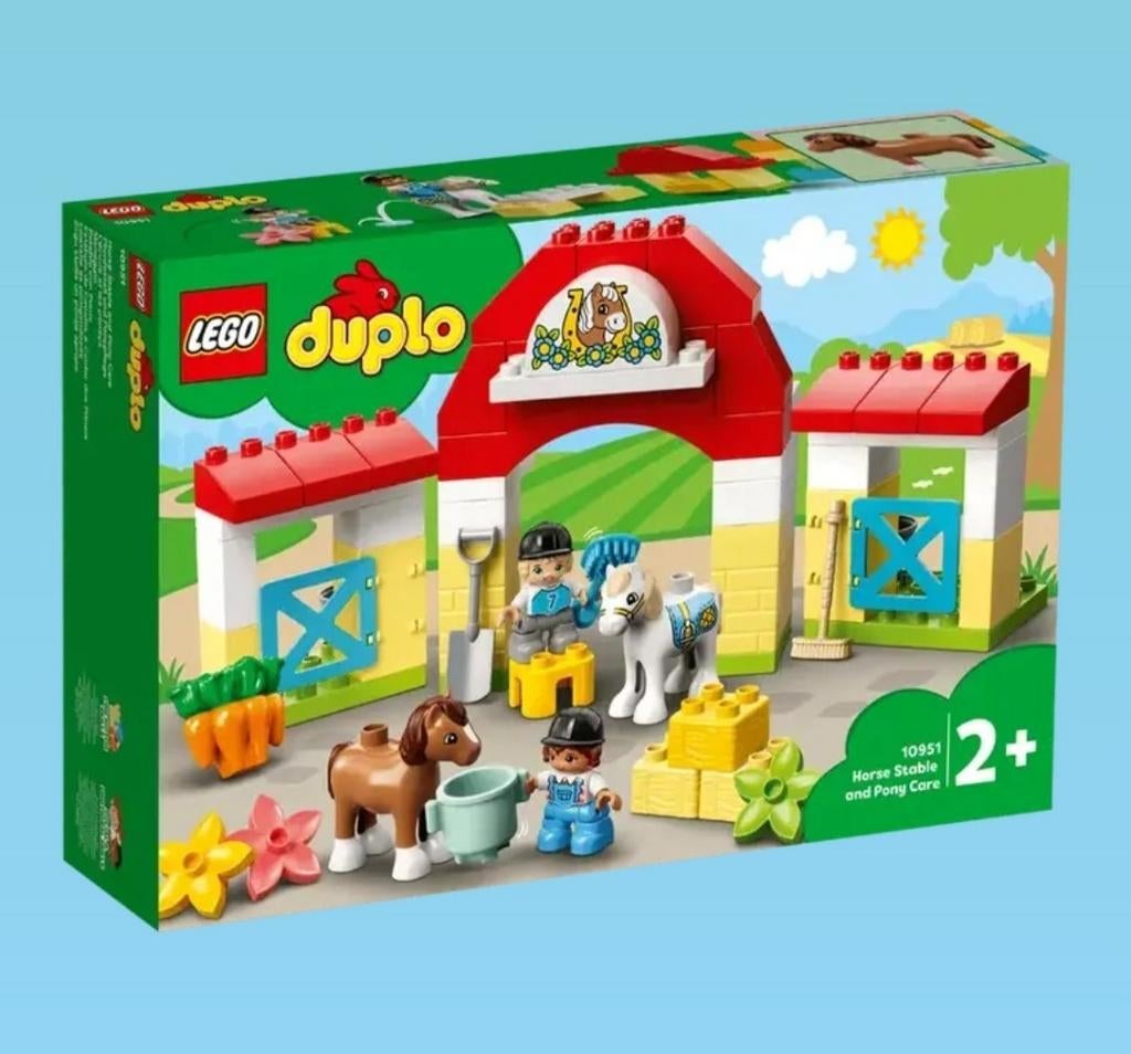 LEGO duplo 10951 - Dieren verzorgen op de boerderij, Kinderen en Baby's, Speelgoed | Duplo en Lego, Ophalen of Verzenden, Zo goed als nieuw