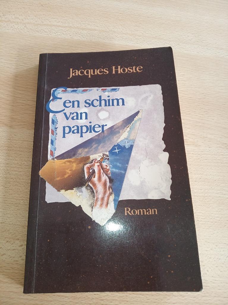 Boek ISBN 9061525438 'Een schim van papier ' Jacques Hoste, Gelezen, België, Jacques Hoste, Ophalen of Verzenden