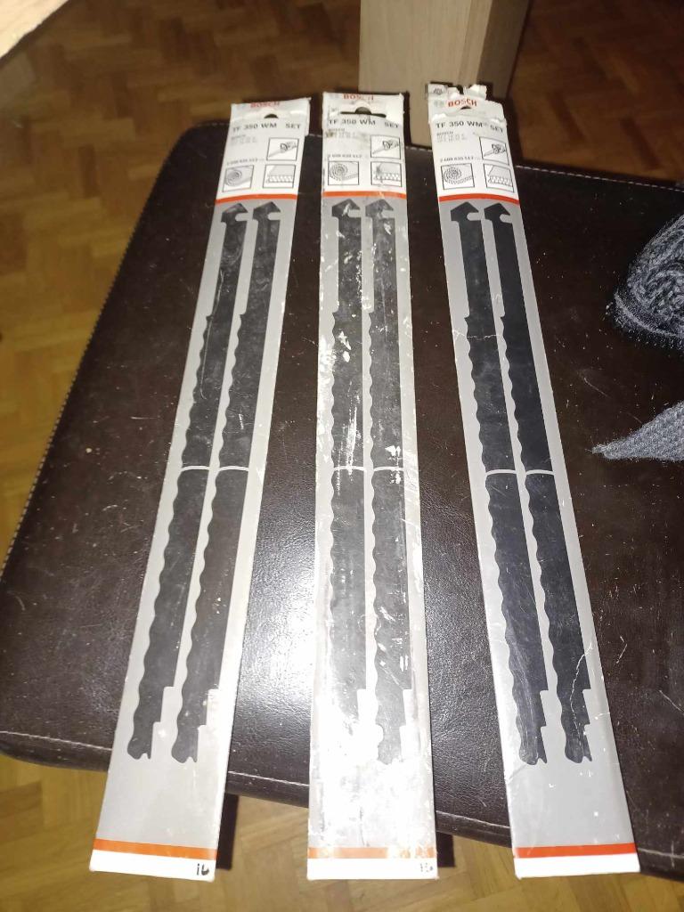 3 x Bosch - Set de 2 couteaux TF 350 WM pour scie sauteuse !, Enlèvement ou Envoi, Neuf, Scie sauteuse, BOSCH