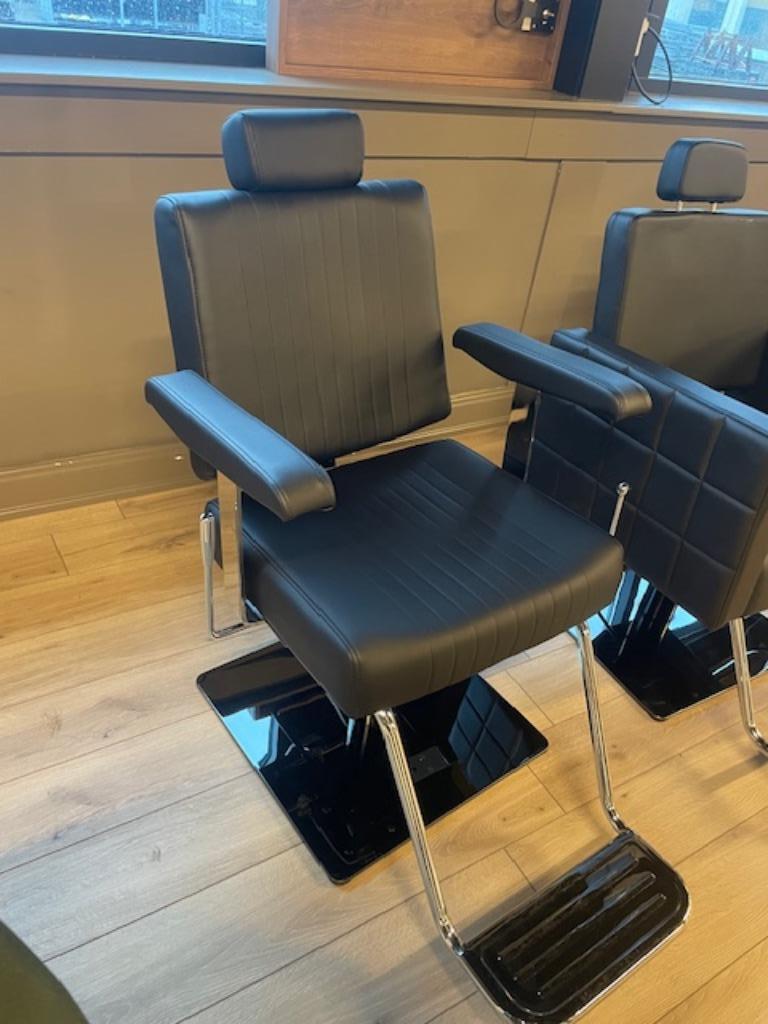 Epileerstoel make-upstoel kapsalon barbershop saloninterieur, Huis en Inrichting, Zitzakken, Nieuw, Overige typen, Zwart, Ophalen of Verzenden