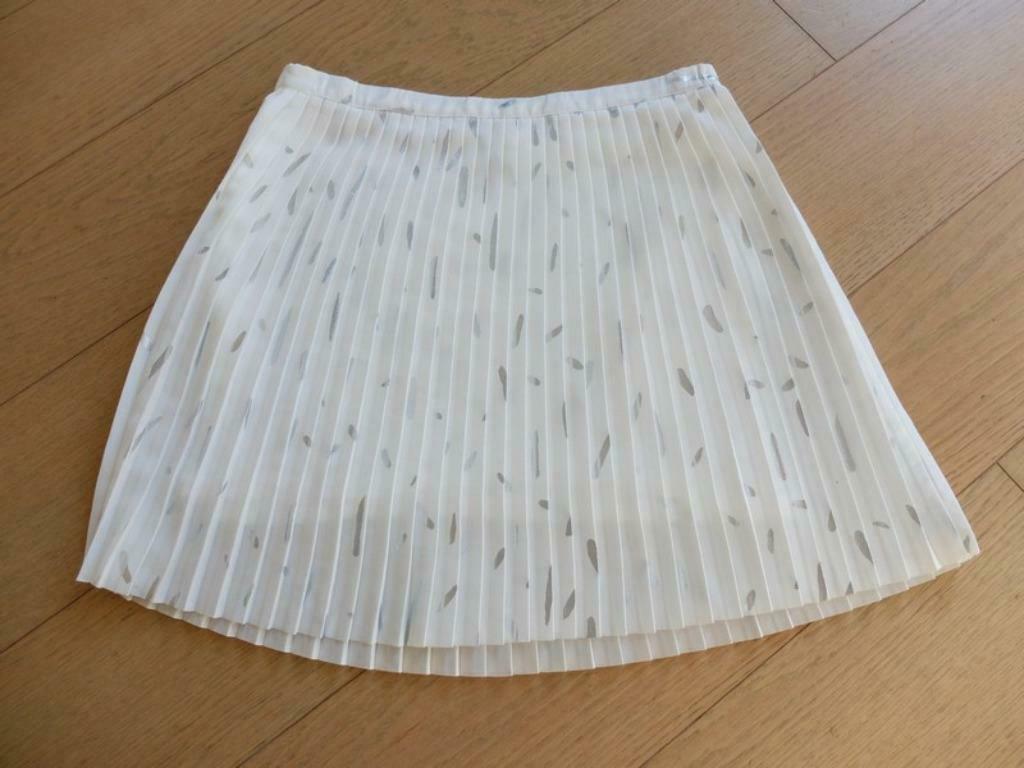 Ecru plooirokje CKS maat 14 jaar / 164, Kinderen en Baby's, Kinderkleding | Maat 164, Meisje, Ophalen of Verzenden, Jurk of Rok