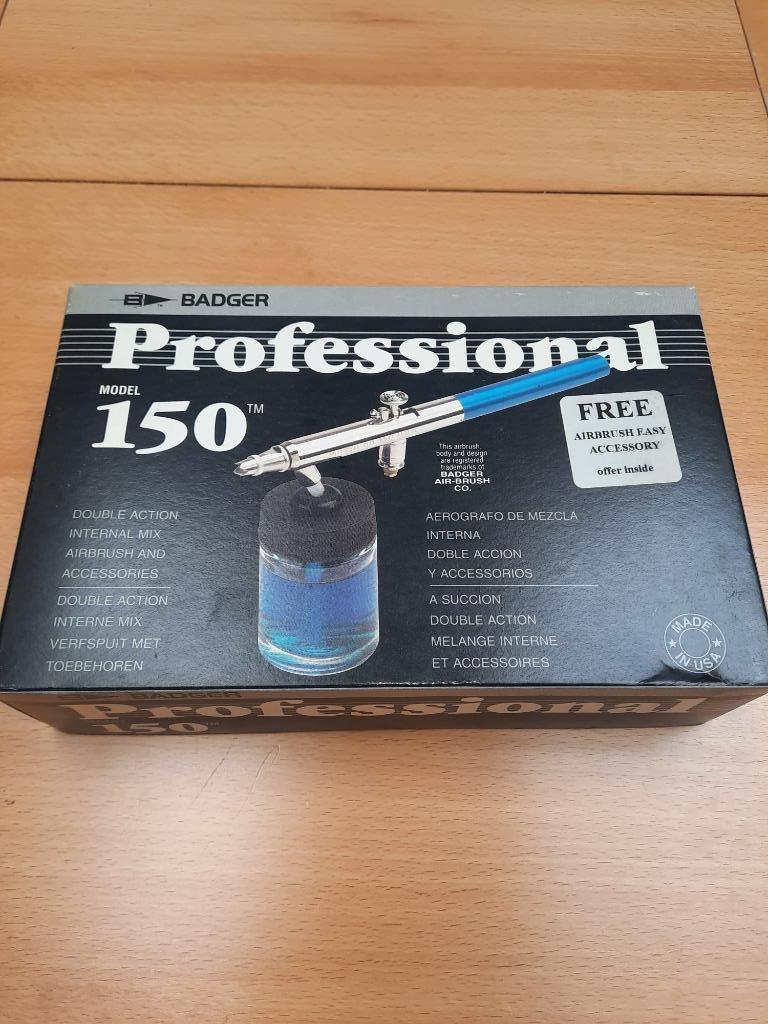 Badger 150 airbush set, Hobby en Vrije tijd, Ophalen, Gebruikt, Airbrush en Accessoires