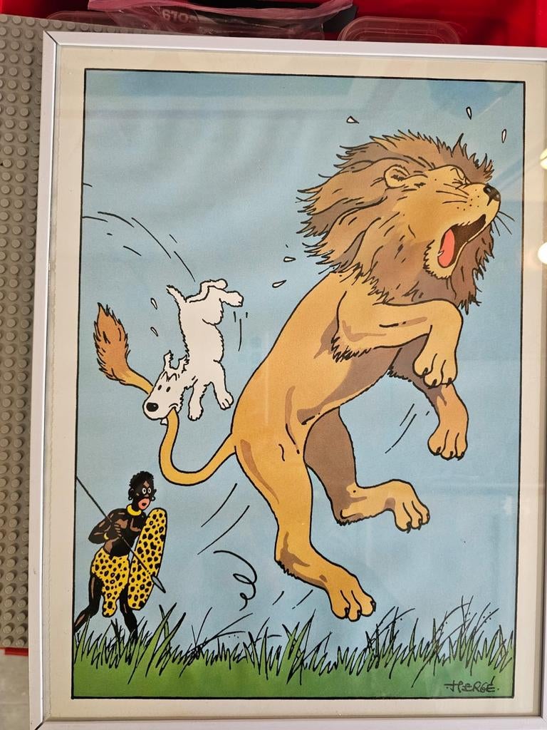 Posters van Kuifje in nieuwe lijsten..
Posters van Caster ed, Ophalen of Verzenden, Kuifje