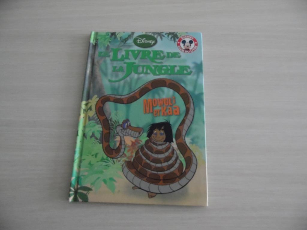 LE LIVRE DE LA JUNGLE  MOWGLI ET KAA   MICKEY CLUB DU LIVRE, 5 of 6 jaar, Jongen of Meisje, Ophalen of Verzenden, Zo goed als nieuw
