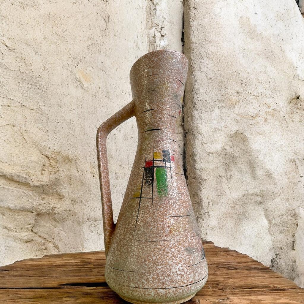 Vintage Scheurich vaas / decoratie, Ophalen of Verzenden