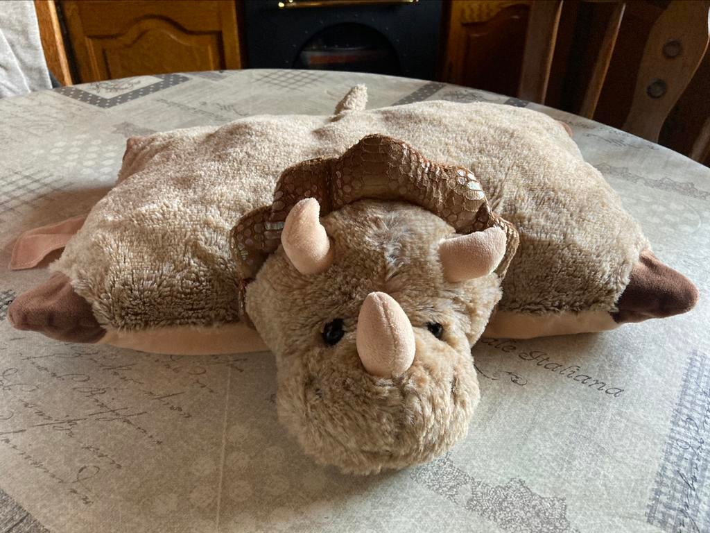 Coussin dinosaure, plat ou ensemble., Enlèvement ou Envoi, Comme neuf