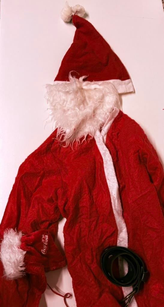 Kostuum kerstman met Coca-Cola kersthandschoenen, Ophalen of Verzenden, Gedragen, Maat 46 (S) of kleiner, Kleding