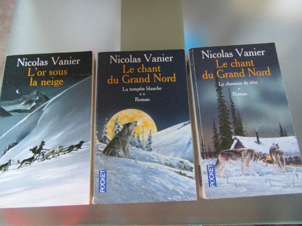 E Nicolas Vanier 3 romans éd Pocket, Enlèvement, Comme neuf