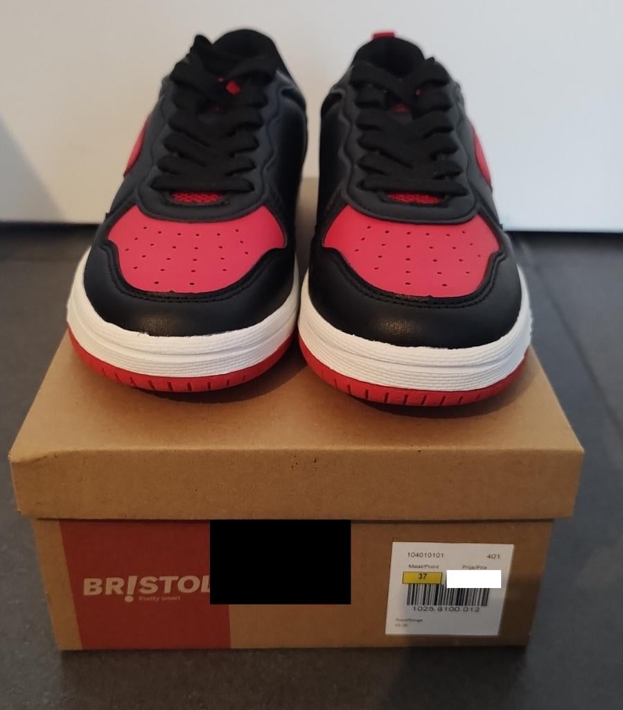 Zwart/rode sneakers bristol, maat 37, Sportschoenen, Nieuw, Ophalen of Verzenden, Jongen