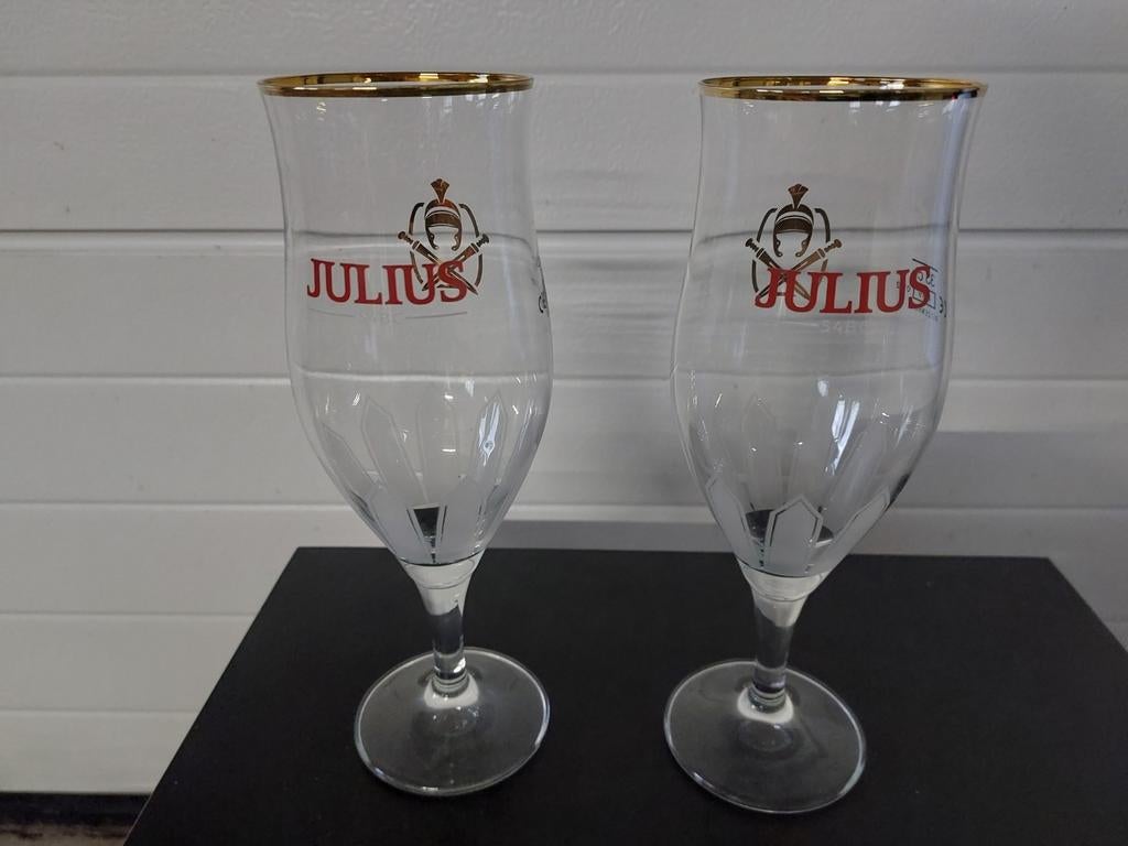 Verre à bière Julius, Enlèvement ou Envoi, Comme neuf, Verre ou Verres, Autres marques
