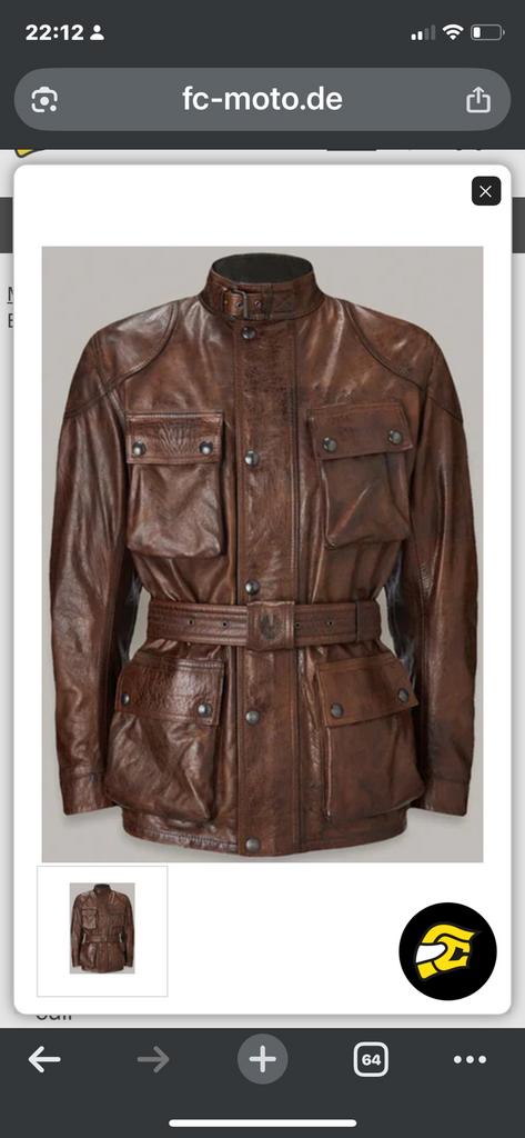 Veste  belstaff trialmaster, Enlèvement ou Envoi