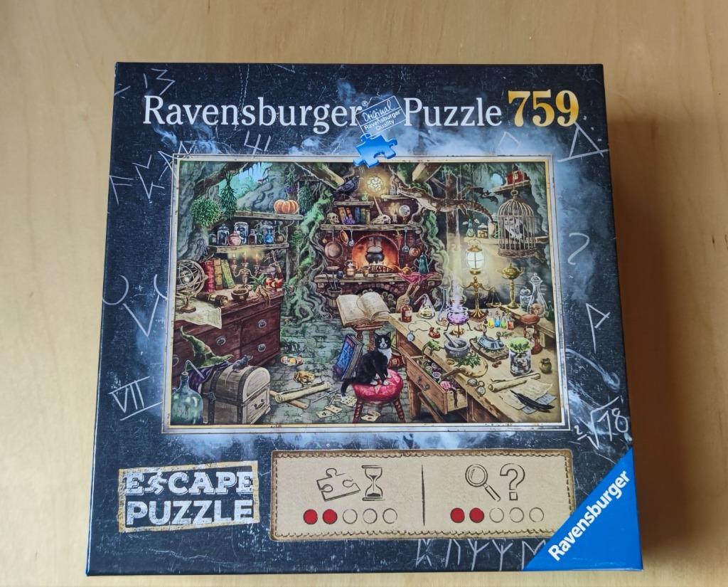 Ravensburger Escape puzzel Heksenkeuken 759, Ophalen of Verzenden, 500 t/m 1500 stukjes, Zo goed als nieuw, Legpuzzel