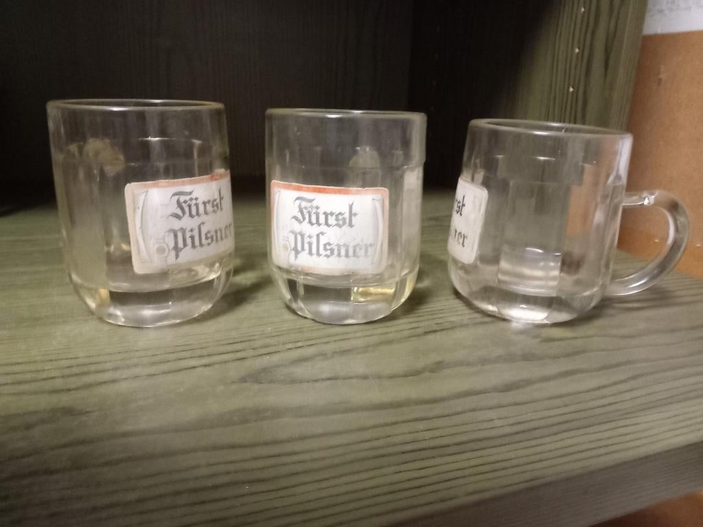 Furst Pulsner bierglazen, Verzamelen, Ophalen, Gebruikt
