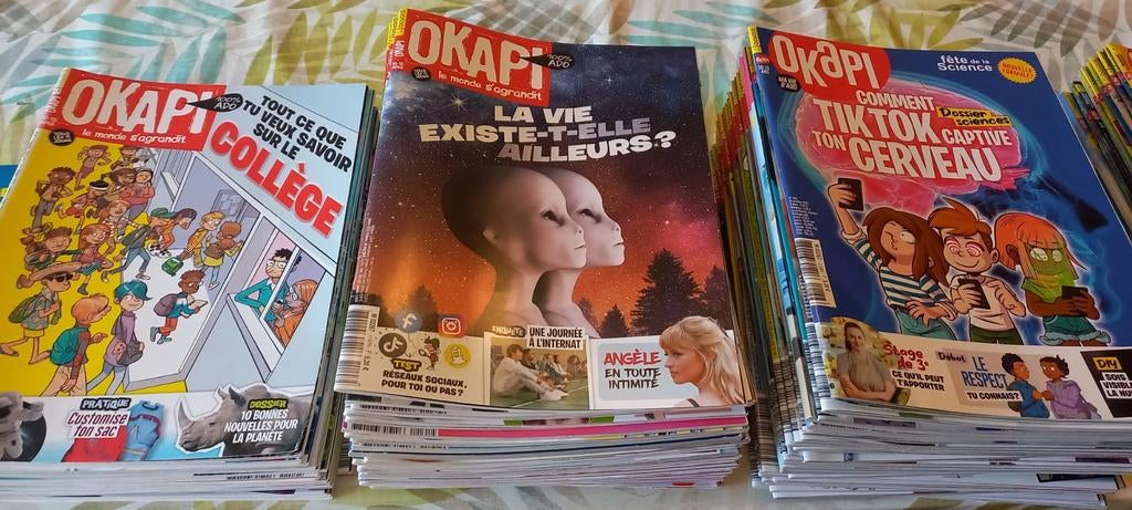 Set Okapi-tijdschriften, 10-15 jaar oud, als nieuw, Boeken, Ophalen of Verzenden, Zo goed als nieuw, Bayard