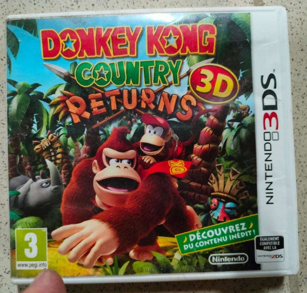 Nintendo 3DS Donkey Kong Country Returns-spel, Ophalen, Gebruikt