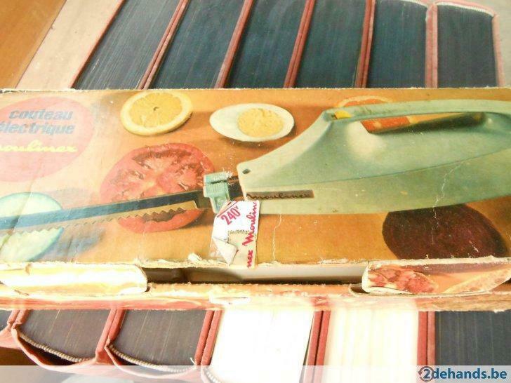 Couteau électrique vintage des années 70. Bon état., Electroménager, Enlèvement, Utilisé