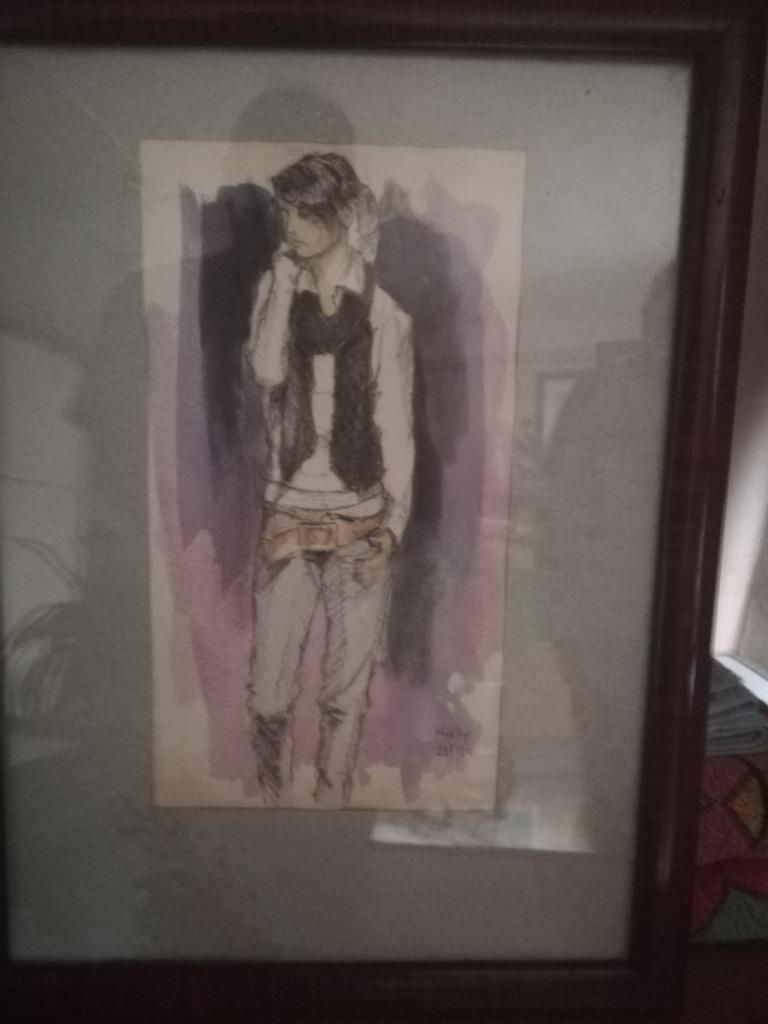 * A. Leroy: gemengde techniek: Kirby, Antiek en Kunst, Ophalen of Verzenden