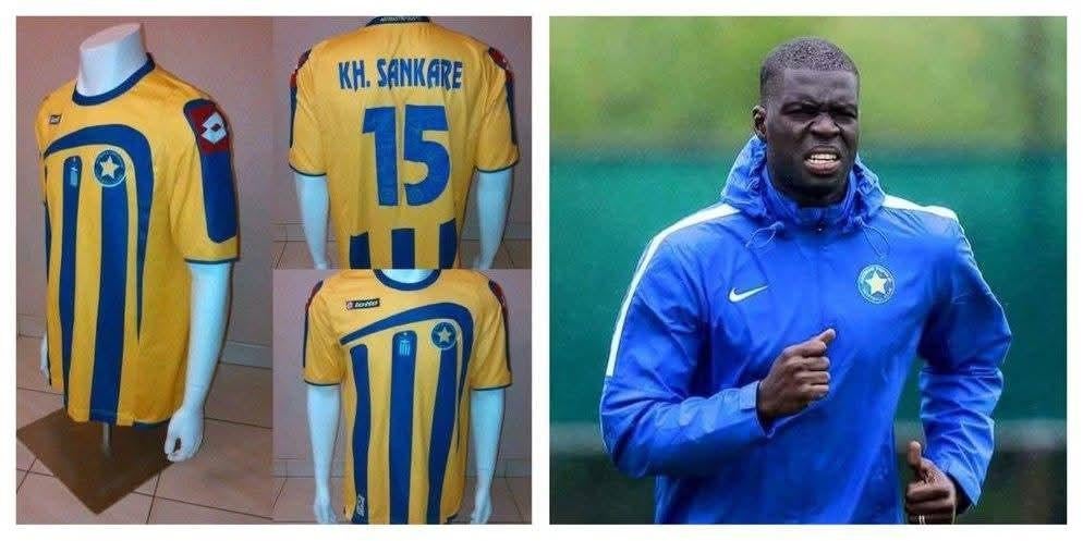 Matchworn shirt Khalifa Sankare, Enlèvement ou Envoi, Maillot