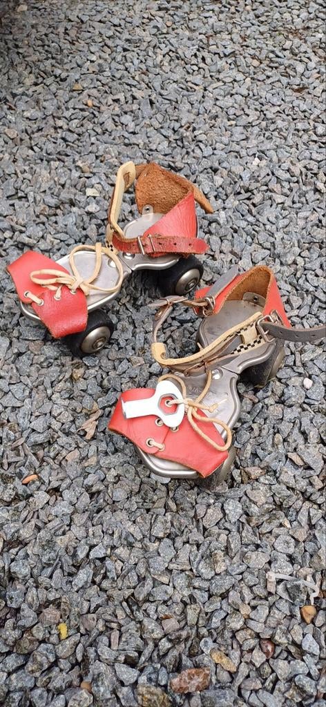Duitse retro rolschaatsen, Ophalen, Gebruikt