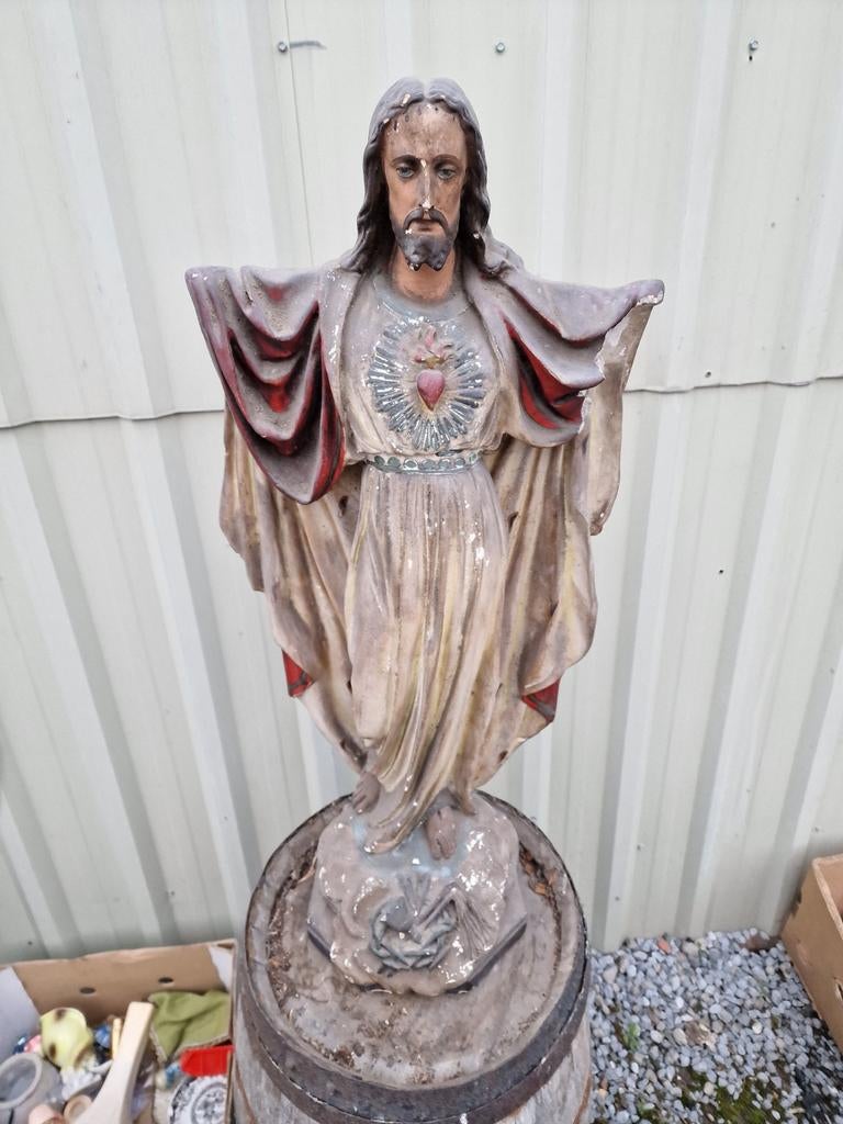 Jésus  70 cm, Antiquités & Art, Antiquités | Objets religieux, Enlèvement