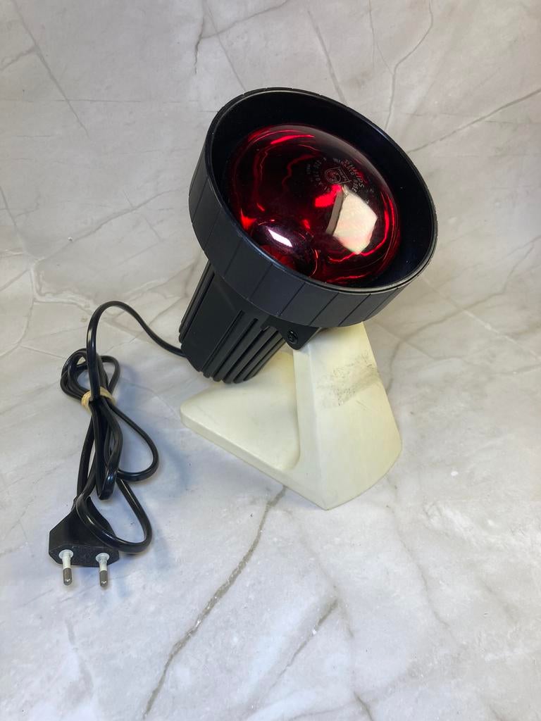 Lampe de thérapie infrarouge avec ampoule rouge, Antiek en Kunst, Antiek | Overige Antiek, Ophalen of Verzenden