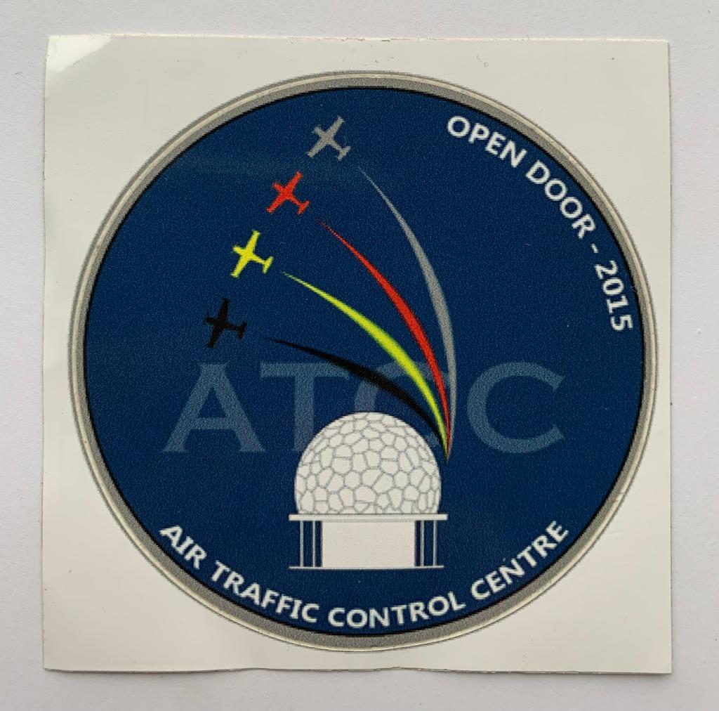 Autocollant Open Door 2015 ATCC Air Traffic Control Centre, Collections, Enlèvement ou Envoi, Armée de l'air, Autres types