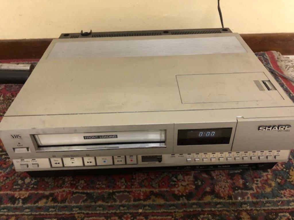 Enregistreur/lecteur vidéo rétro rare SHARP, TV, Hi-fi & Vidéo, Lecteurs vidéo, Enlèvement, Lecteur ou enregistreur VHS