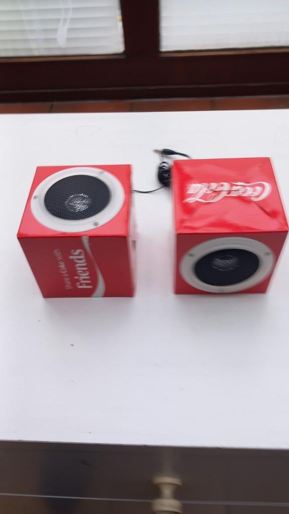 Boîtes d'enceintes Coca Cola, TV, Hi-fi & Vidéo, Enlèvement ou Envoi, Neuf