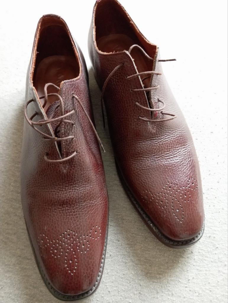 VARONTE : chaussures de ville brunes de qualité, taille 45, Enlèvement ou Envoi, Comme neuf