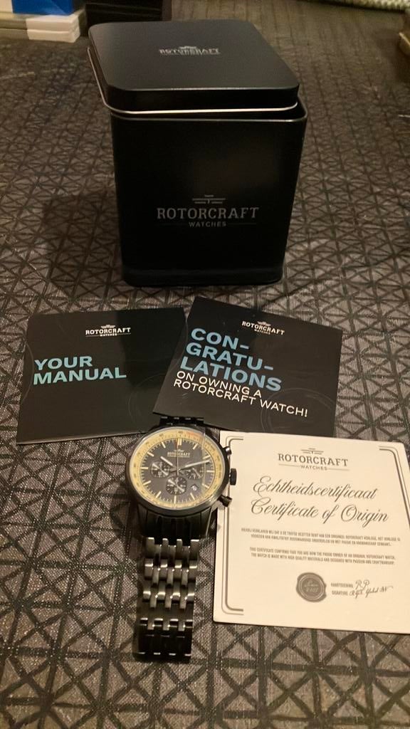 Horloge Rotorcraft zwart n•RC3802, Autres marques, Acier, Enlèvement, Acier