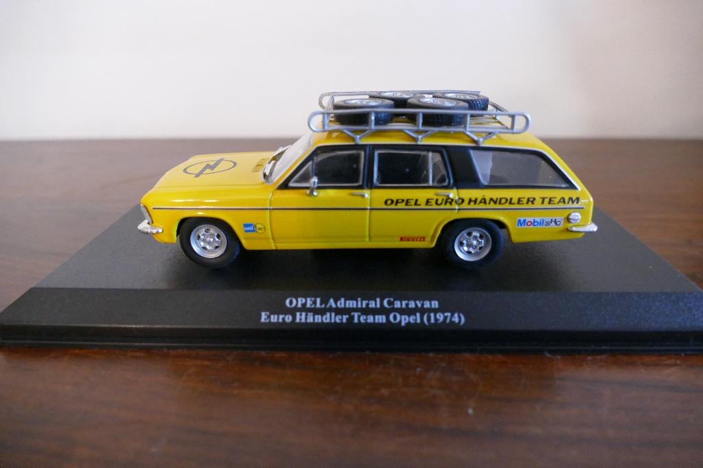 Miniatuur Opel Admiral Caravan Assistance, Ophalen of Verzenden, Zo goed als nieuw, Auto, Overige merken