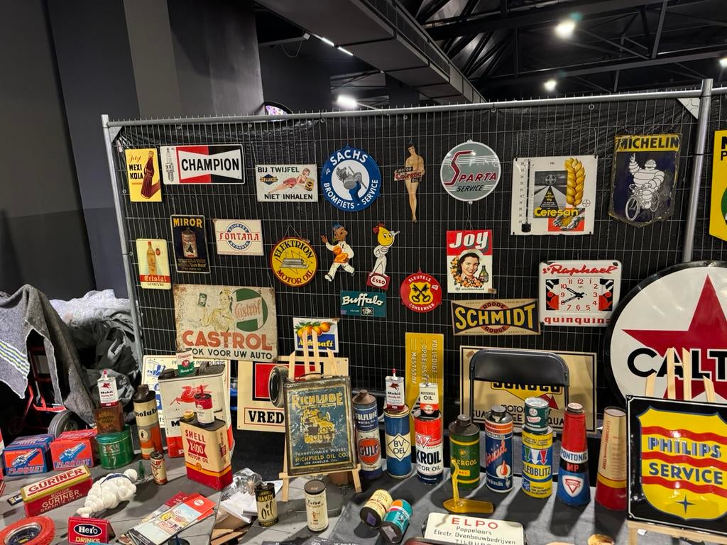 G E Z O C H T : de vieilles publicités pour les garages !, Enlèvement, Utilisé, Panneau publicitaire