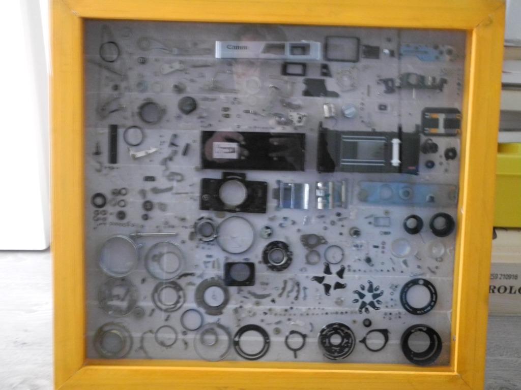 Canon QL 19 gedemonteerd met lijst, Audio, Tv en Foto, Fotocamera's Analoog, Ophalen, Zo goed als nieuw, Compact, Canon