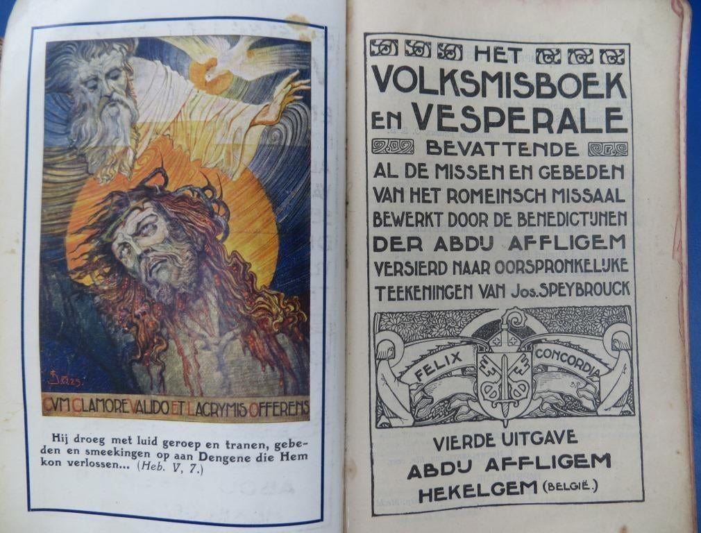 Het volksmisboek en vesperale1929, Ophalen of Verzenden