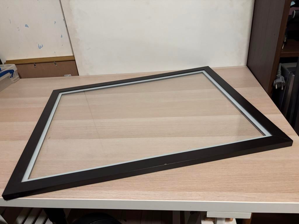 Glasplaat voor Ikea Pax kast, 75 x 58 cm, zwart, Huis en Inrichting, Ophalen, Zo goed als nieuw