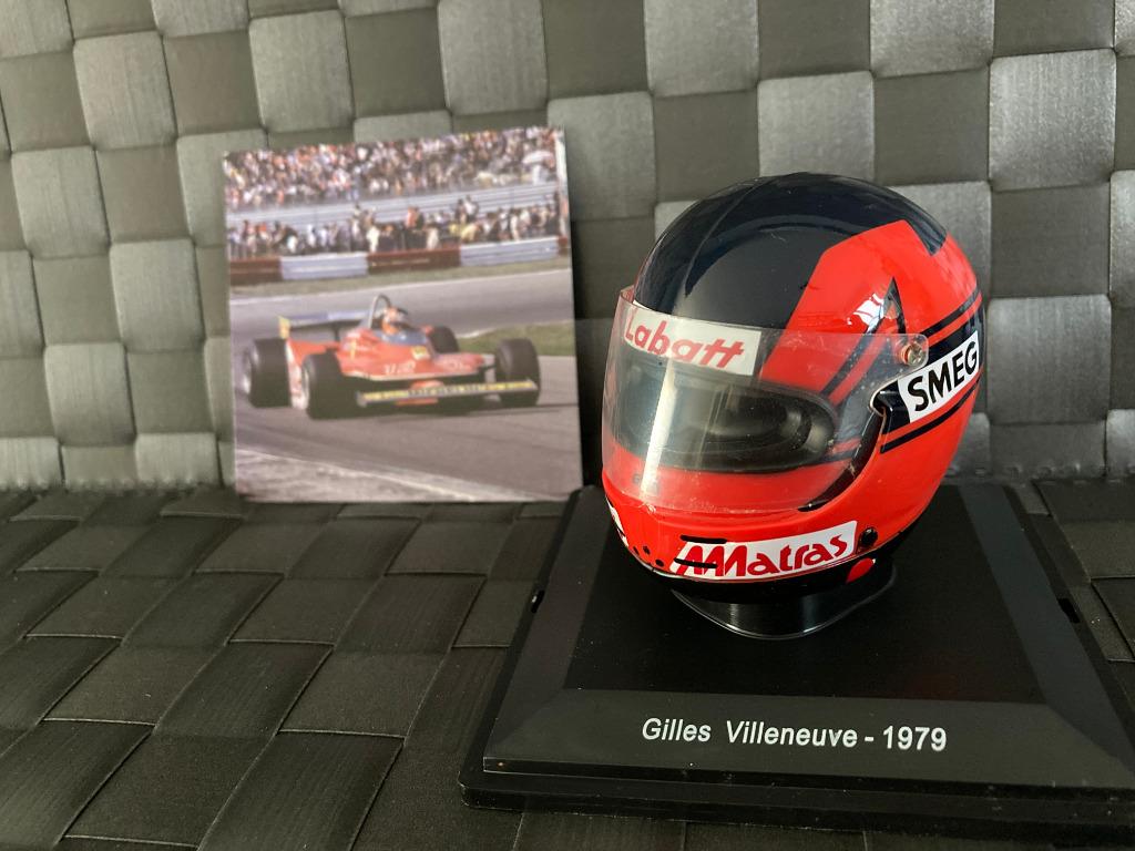 Gilles Villeneuve 1979 1:5 helm Ferrari F1 Spark, Ophalen of Verzenden, Nieuw, Formule 1